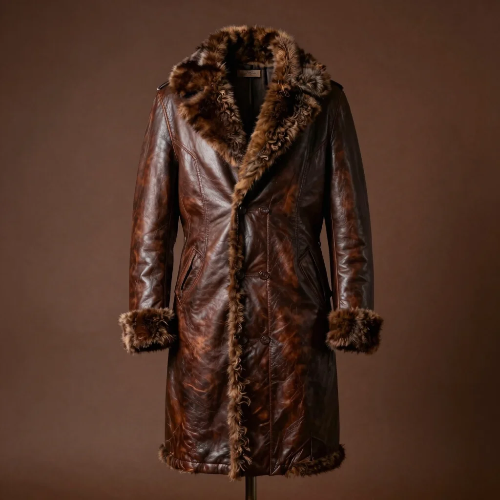 Mouton Collar Coat